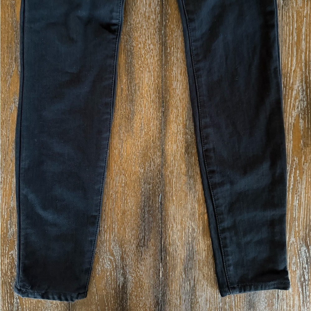 Kut from the Kloth Women’s Mia Toothpick Skinny Black Denim Jeans Size 4 - Picture 3 of 13
